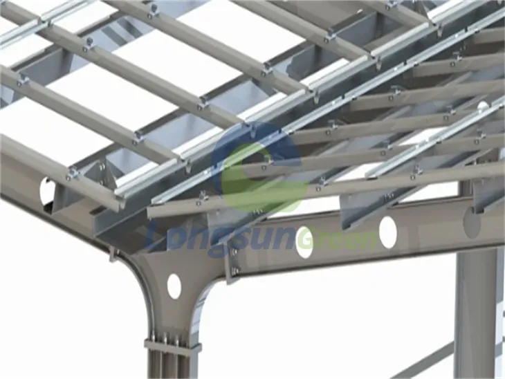 Solar Shade Carport System factory